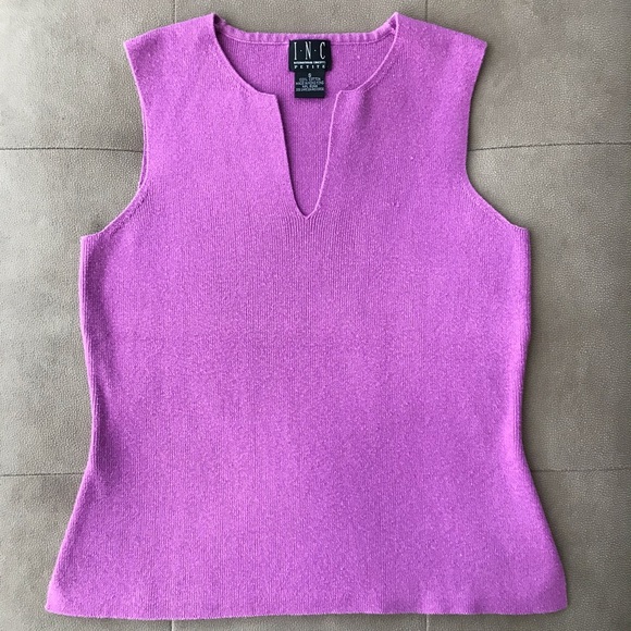 INC International Concepts Tops - ♻️Reposted ♓️🅿️ INC cotton sleeveless top in rose color